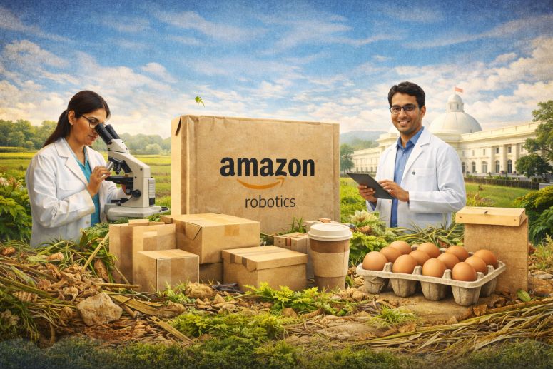Amazon Partners with IIT Roorkee to Develop Packaging from Agricultural Waste